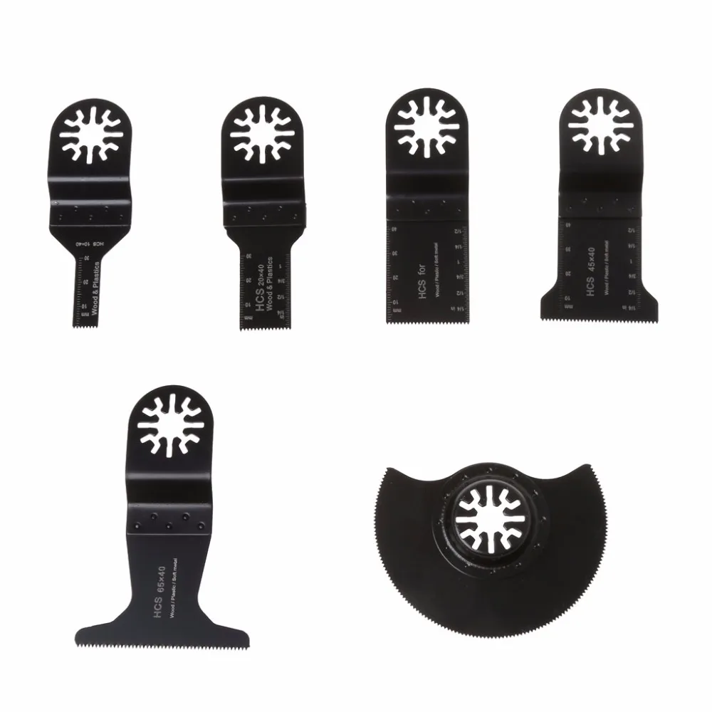 

6PCS Saw Blades Oscillating Multi Tool Accessories Kit For FEIN BOSCH