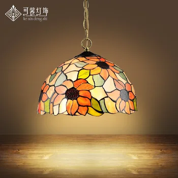 

Tiffany European Style Garden Style Lighting Restaurant Bedroom Balcony Bar Single Head Lamp Scandinavian
