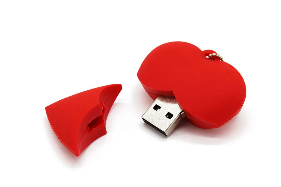 Король SARAS в виде анимационной рыжей модель сердца usb2.0 4 GB/8 GB/16 GB/32 GB/64 ГБ флэш-накопитель USB флэш-накопитель творческий подарок любимым