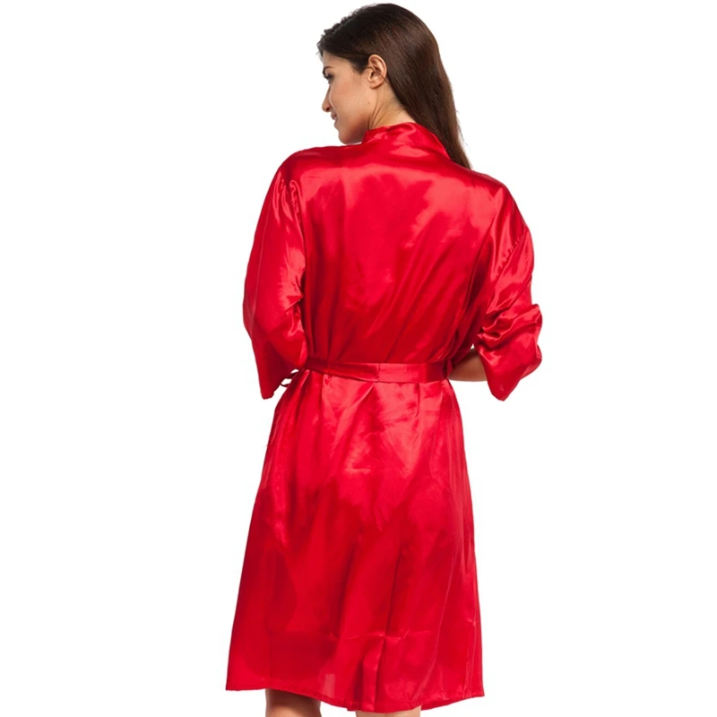 2017 комплект из двух предметов Атласный халат подружек невесты сексуальное