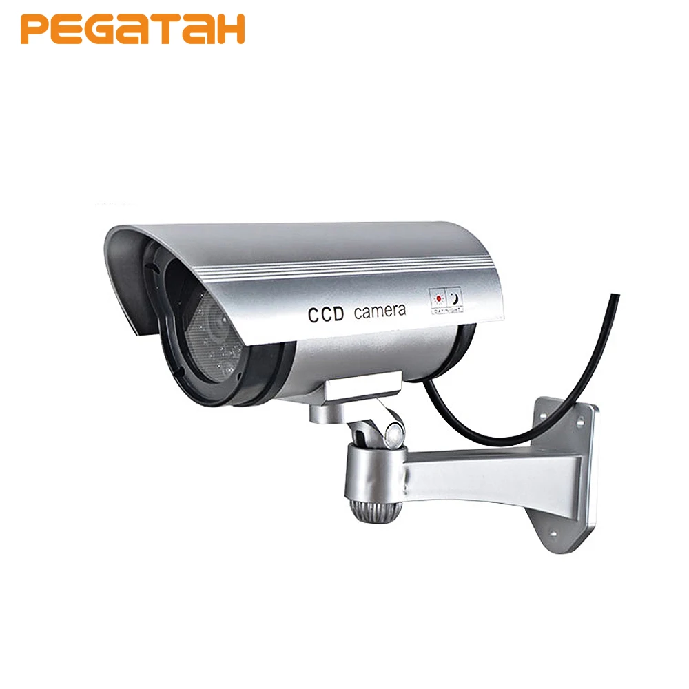

Fake Camera AA Battery for Outdoor Indoor Surveillance Security Fake Camera Bullet CCTV Camera Home Security