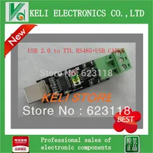 Бесплатная Доставка 1 ШТ./ЛОТ USB 2.0 для TTL RS485 Серийный Конвертер Адаптер FTDI FT232RL + USB кабель 100% Новый Оригинальный