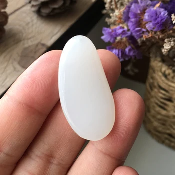 

H18#Hetian jade sheep white jade pendant Pendant Qinghai material grade white jade pendant