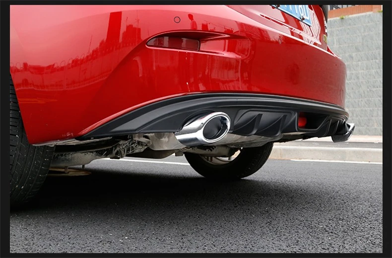 For Mazda 3 AXELA 2014.2015.2016.2017 Rear Lip Spoiler Car Bumper Diffuser Auto Accessories