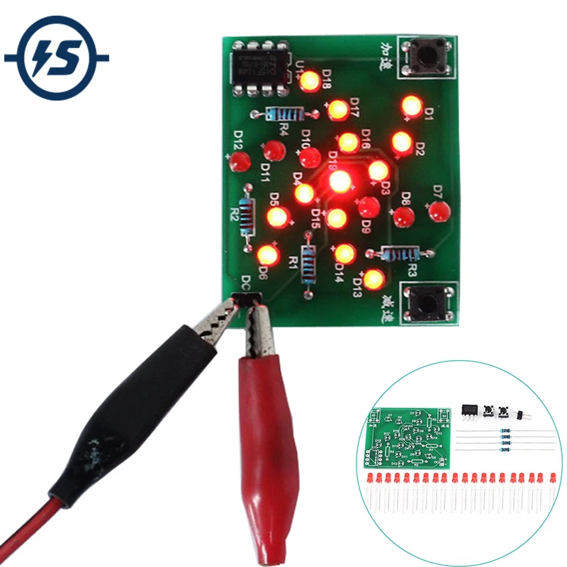 

100pcs/lot DIY Kit Electronic Windmill Kit DC 5V Funny for Practice Adjustable Speed MCU Design for Soldering Electronic DIY Kit