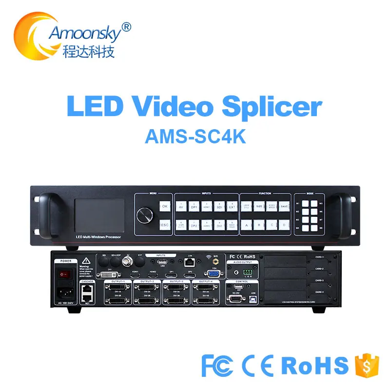 4K*2K input 3840*2160 4 layers video processor for