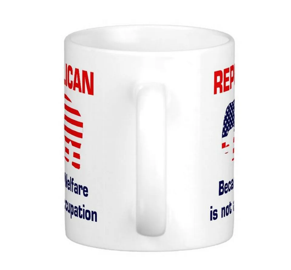 Funny Republican Welfare Classic White Coffee Mugs Tea Mug Customize Gift By Lvsure Ceramic Mug Travel Coffee Mugs Mug Custom White Coffeewhite Coffee Mugs Aliexpress