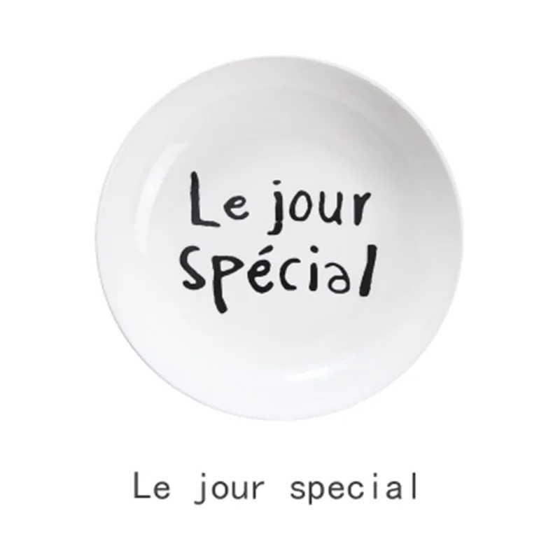Minimalist Dinner Ceramic Plate Unique Dinnerware Set17
