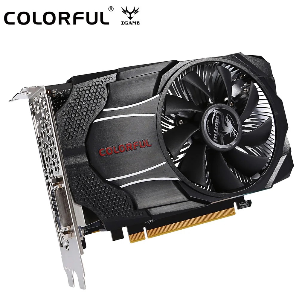 Оригинальный красочный GTX1060 мини OC 6G игровой Графика карты 8000 МГц 6 ГБ 192bit GDDR5 16nm