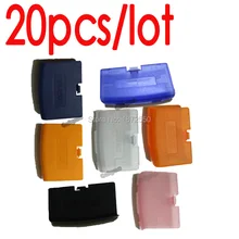 20 шт./партия, горячая Распродажа, Крышка батарейного отсека для GameboyAdvanceGBA GBO DMG, Крышка батарейного отсека, сменная дверь, смешанные цвета, цвет, заранее Карманный