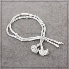 Модные женские браслет Шарм гибкий браслет-цепочка в европейском стиле DIY ювелирных изделий