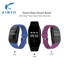 Водонепроницаемый Смарт Браслет IP67 сердечного ритма в режиме реального OLED Сенсорный экран браслет здоровья пк-xiomi miband