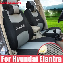 Чехлы на сиденья для hyundai elantra, чехлы для сидений и поддержка, сетчатые чехлы для сидений автомобиля, черные стильные подушки для сидений
