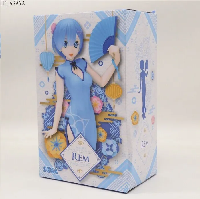 19 см Новинка Аниме Re: жизнь в другом мире от Zero Rem Ram Cheongsam стоящая осанка