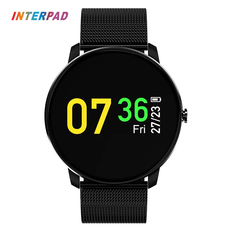 

Interpad Smart Bracelet With Heart Rate Monitor Fitness Bracelet Waterproof Blood Pressure Tracker Smart Band For iOS Android