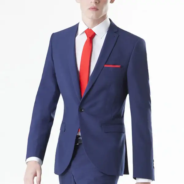 Custom Slim Men S Suit Groomsmen Groom Lapel Groom Dress Evening