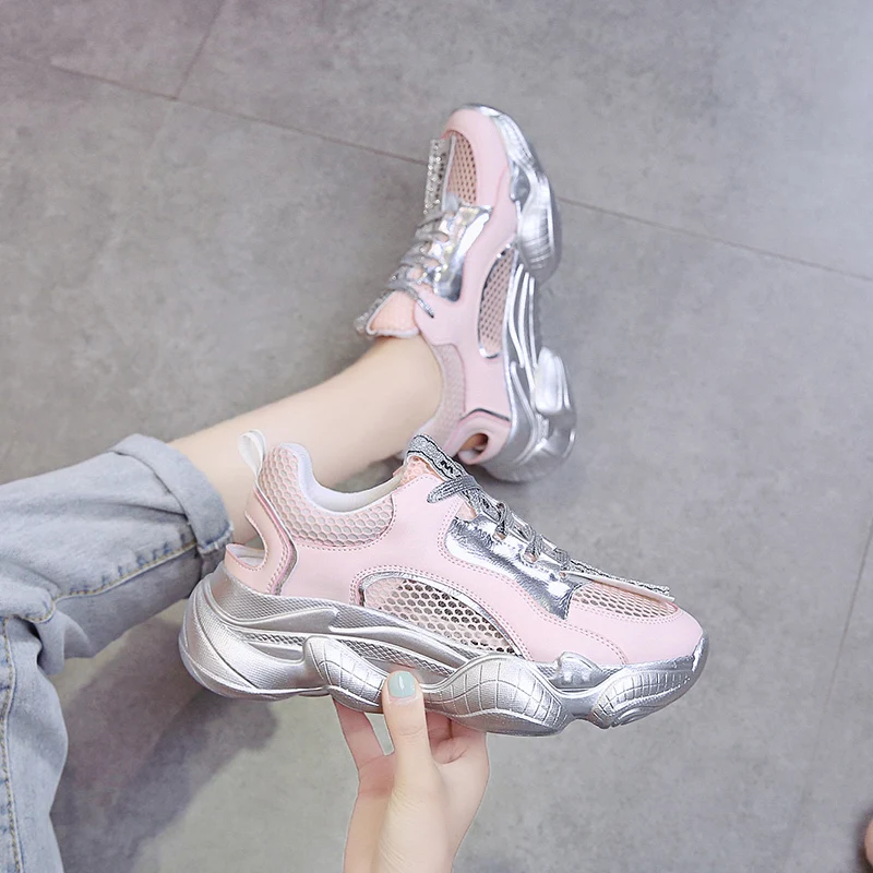 

Leader Show Shoes Woman Air Mesh Rubber Solf Brand Women Sneakers Walking Shoes Spring Zapatos Mujer Athletic Shoes For Woman