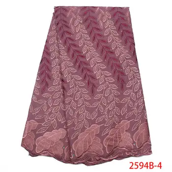 

Best Quality Swiss Voile Laces Made In Switzerland Africa Lace 2019 Luxury High Quality Lace QF2594B-4