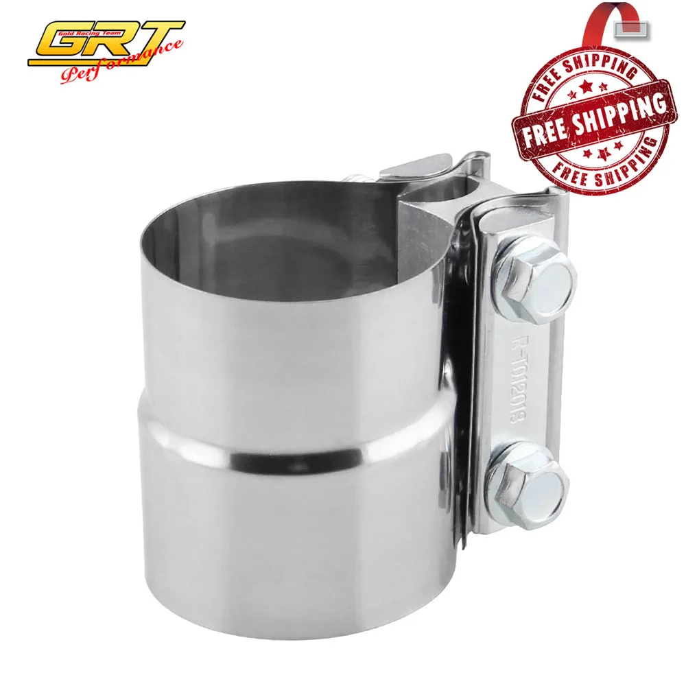 Free Shipping 2.25" to 2.5" High Strength Stainless Steel T Bolt Hose Clamp Kit Turbo With Screw And TP079-2.5 | Автомобили и
