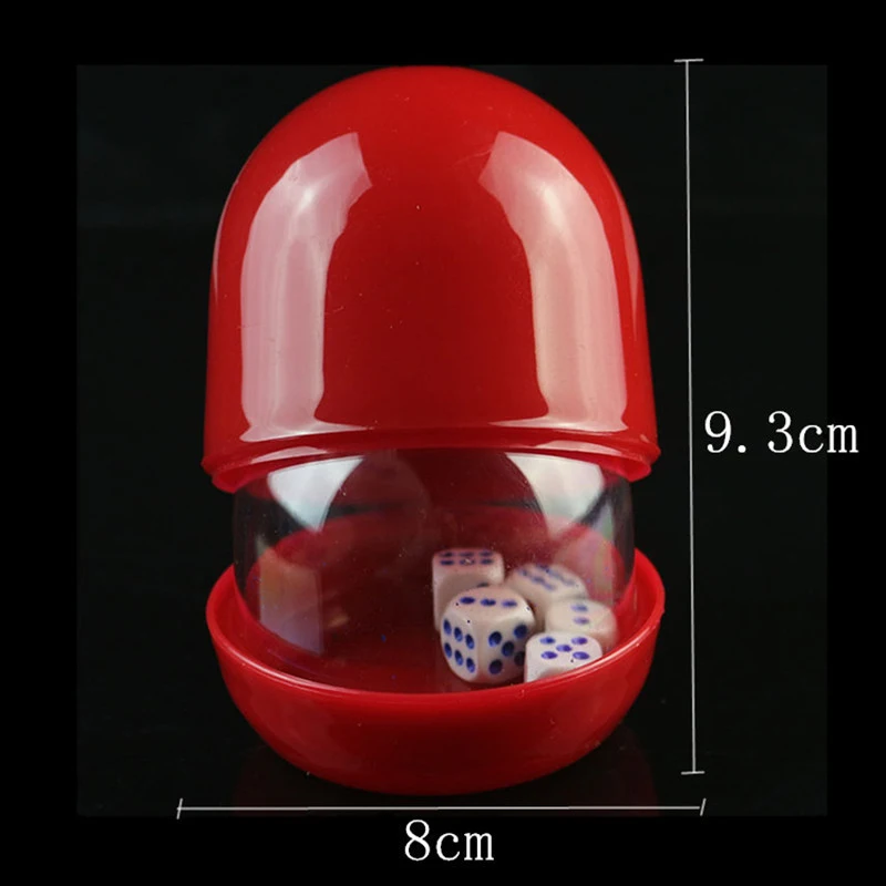 5pcs/set Acrylic Dice Set Dungeons & Dragons Dices Game D&D with cup set Board Gambling Toys For Adults DND Game|dice cup|cup dicedice game |