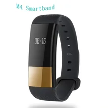 M4 Banda Inteligente de Pressão Arterial do Bluetooth/oxygen Monitor de Freqüência Cardíaca relógio de Pulso Pulseira de Fitness Rastreador Inteligente para Andriod iOS