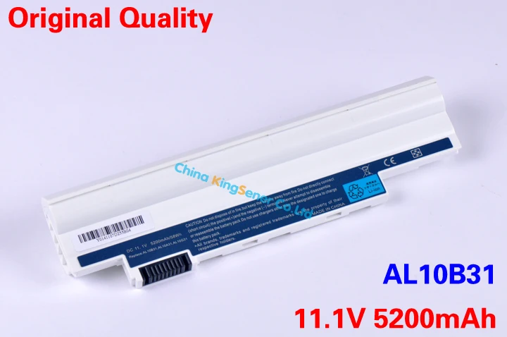 

11.1V 5200mAh Original Quality Laptop Battery for Acer Aspire One D255 522 722 D260 D270 AOD255 AOD260 AL10B31 AL10A31 AL10G31