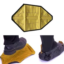 2 шт./пара стало еще одним шагом в носке многоразовые бахилы один шаг ручной носок с надписью «Free» Чехлы для обуви прочные Портативный автоматический бахилы