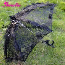 Готические вечерние женские кружевные зонты для душа Свадебный зонтик жениха для фотосессии