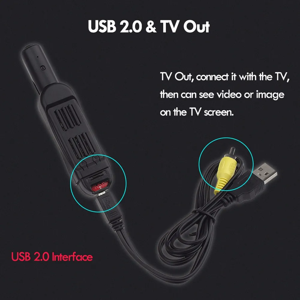 Reotgtu T189 Mini Camera HD 1080P Wearable Small Pen Camera Mini DVR Digital Mini DV Camera Espia S