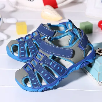 

Children's Shoes Boys Sandals 2020 Summer Toddler Baby Boy Closed Toe Casual Sandal Soft Sole Beach Shoes Sneakers #LR3