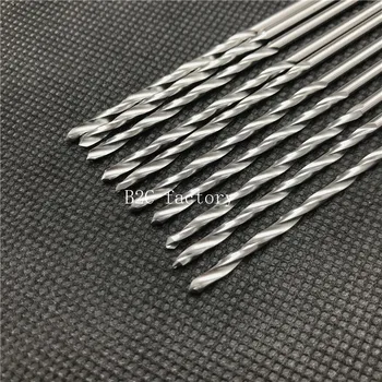 

10pcs/set 150mm High Quality Stainless Steel Drill Bits Veterinary Orthopedics Instruments
