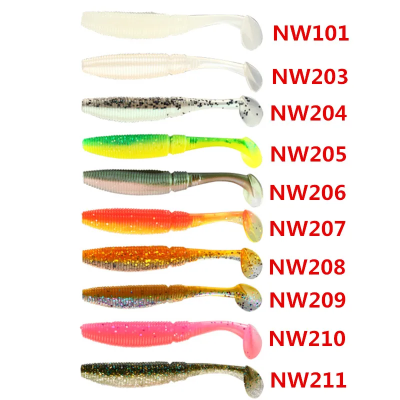 

Smart Soft Bait 6Pcs/bag 50mm/1g Fishing Lure Silicone Baits Iscas Artificial Para Pesca Leurre Peche Souple Wobblers Tackle