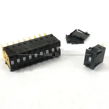 

10pcs One Unit Decimal 0-9 Digital Pushwheel Switch Encoder Thumbwheel KSA-2