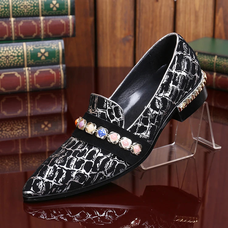 mens black pointed toe dress shoes