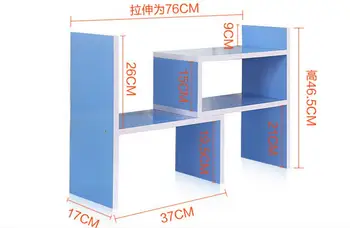 

Three transform styles bookcase Desk bookshelf Office Portable storage shelf