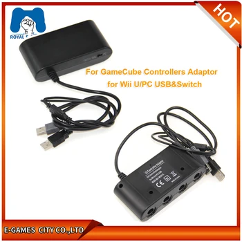 

Newest For GameCube Controller Adapter Converter for Nintendo WiiU/PC USB&Switch Hot Sale