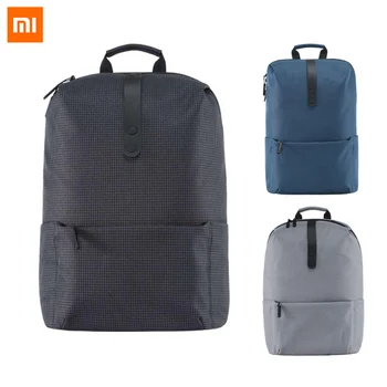 

2017 New Xiaomi Fashion School Backpack Bag 600D Polyester Durable Bags Suit For 15.6 Inch Laptop Computer