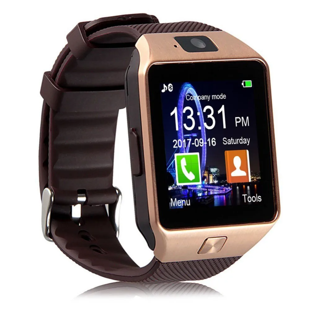 50 шт./лот Bluetooth Смарт часы Smartwatch DZ09 Android телефонный звонок Relogio 2G GSM SIM TF карта камера для iPhone samsung huawei