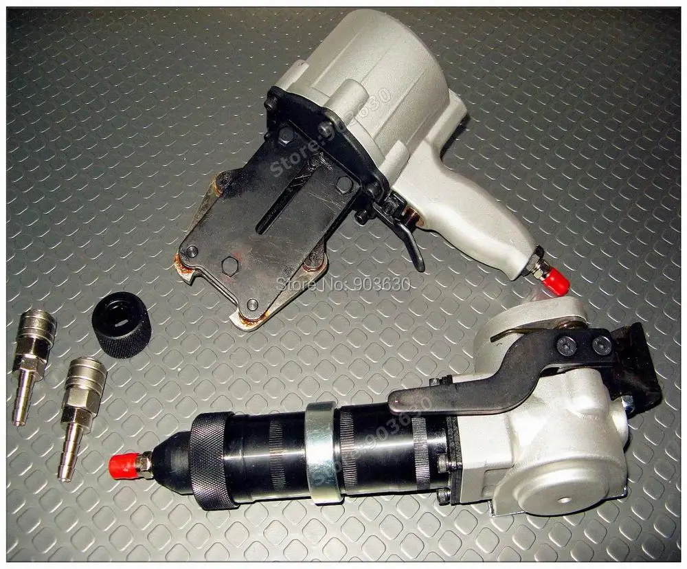 

Guaranteed 100% New Pneumatic Split Steel steel strapping tensioner and sealer Tool for 32mm steel strap
