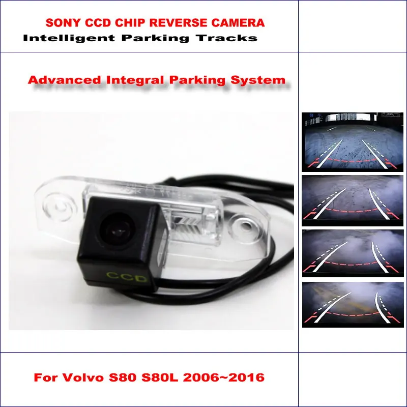 

For Volvo S80/S80L 2006-2016 Car Rear Camera Intelligent Parking Tracks Back Reverse Dynamic Guidance Tragectory CAM