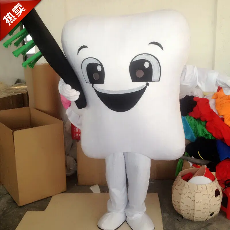 

Tooth Mascot Costume Suits Cosplay Party Game Dress Outfits Clothing Advertising Carnival Halloween Xmas Easter Festival Adults