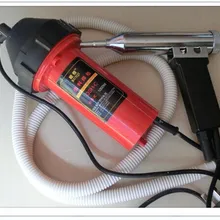 Фонарь Горячего Воздуха Пластиковый сварочный пистолет 1000 Вт+ 10 метров сварочные стержни PP/PE/PVC/ABS/PPR каждый 2 метра+ 1 шт. нагревательный элемент