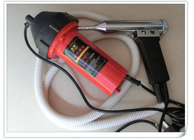 

Hot Air Torch Plastic Welding Gun Welder Pistol 1000w+ 10meter  welding rods PP/PE/PVC/ABS/PPR each 2meter+1pc heat element