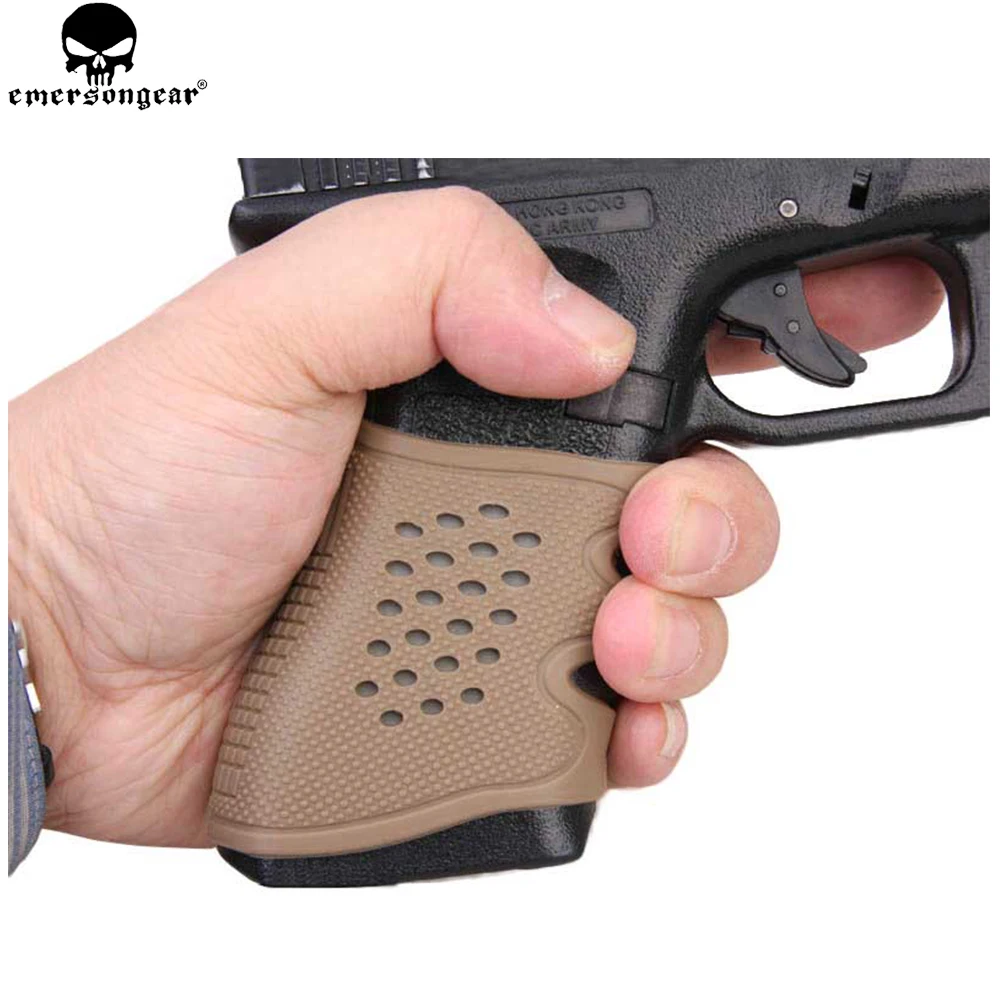 2pcs Anti-Slip Tactical Pistol Rubber Protect Cover Grip Glove Holster for Glock 
