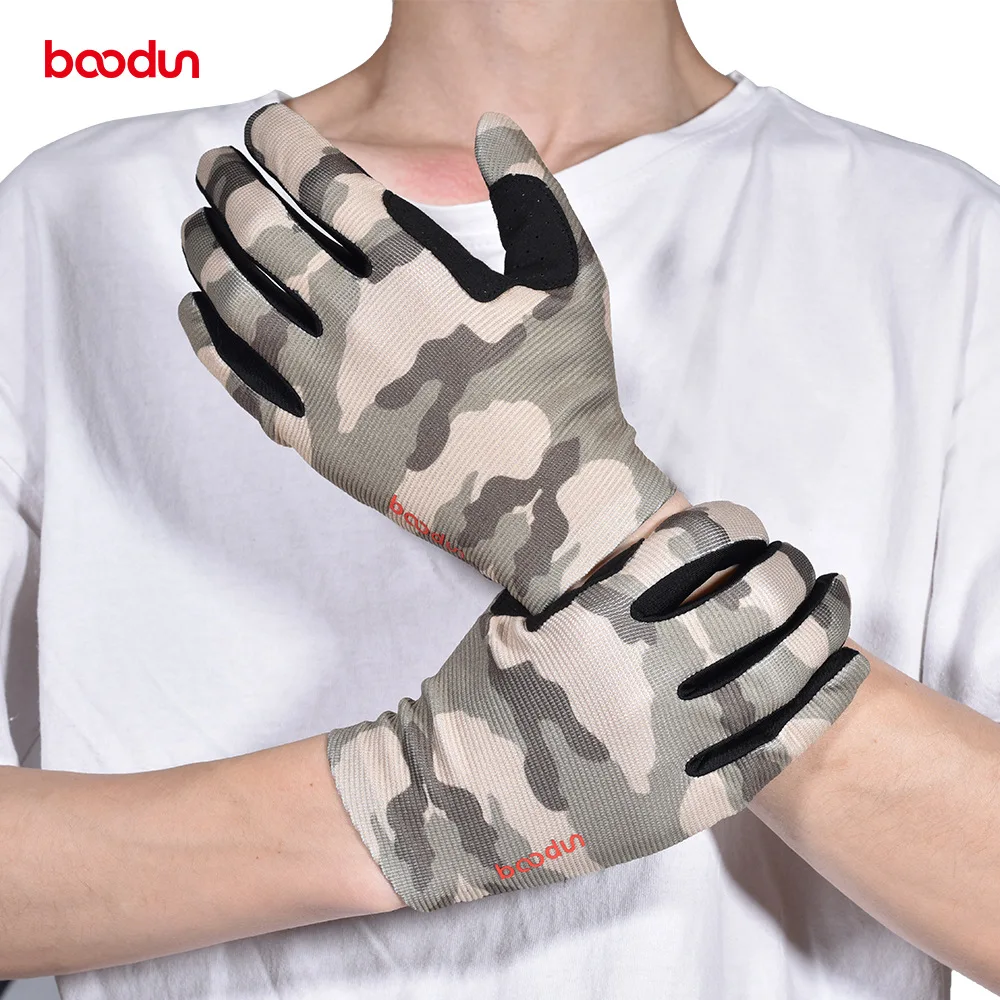 Мужские и женские тактические перчатки BOODUN с сенсорным экраном камуфляжные дышащие противоскользящие походные спортивные перчатки для страйкбола