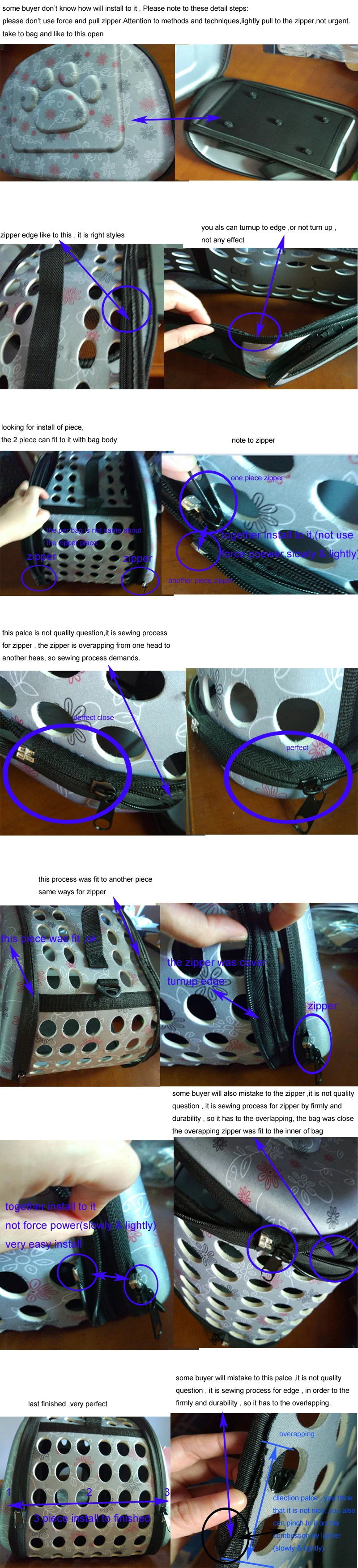 bag zipper close