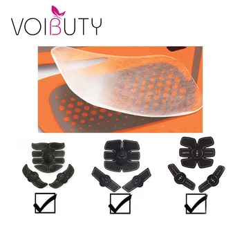 

EMS Abdominal Stimulator Gel Pads ABS Gel Sticker Abdominal Fitness Massager Hydrogels Gel Patch for Muscle Trainer Accessories