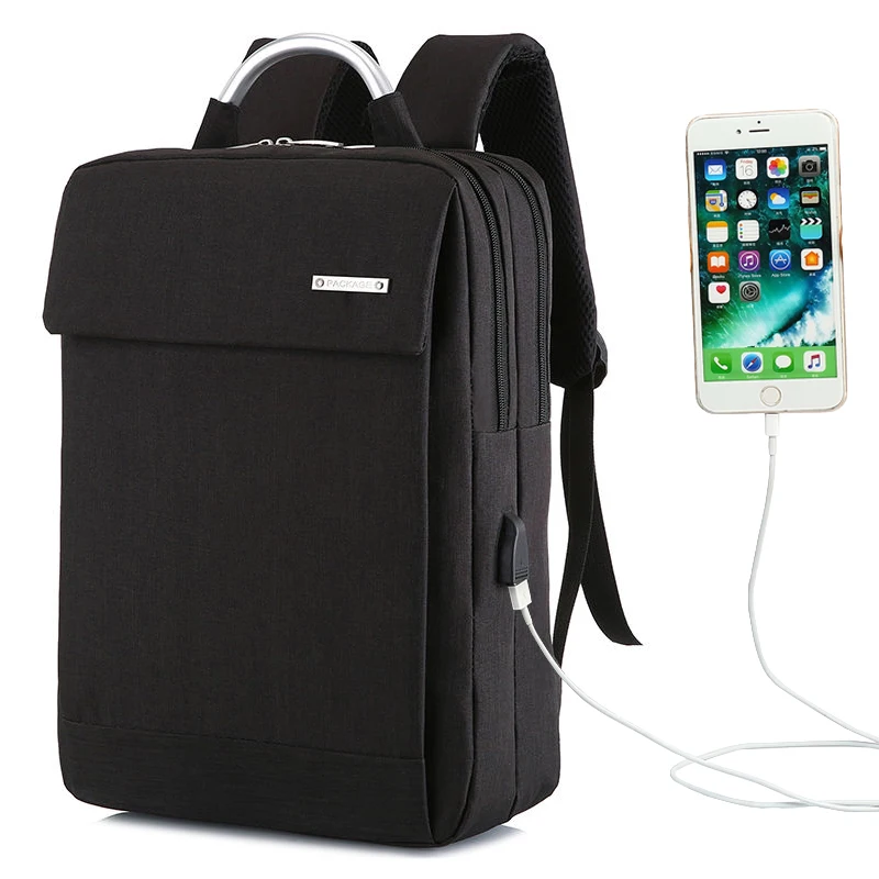 

Multi-function USB Charging Men Backpacks Canvas School Bags for Teenagers Boy Large Capacity Laptop Backpack Travel Backpack