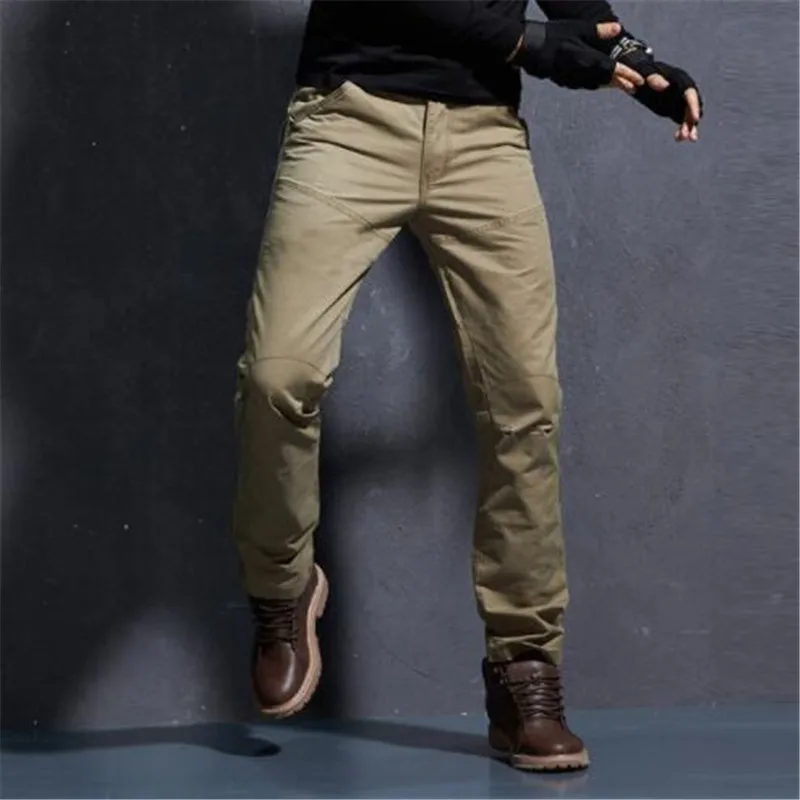 

2019 Spring Military Tactical Pants Cotton Casual Cargo Pants Men Pantalon Homme