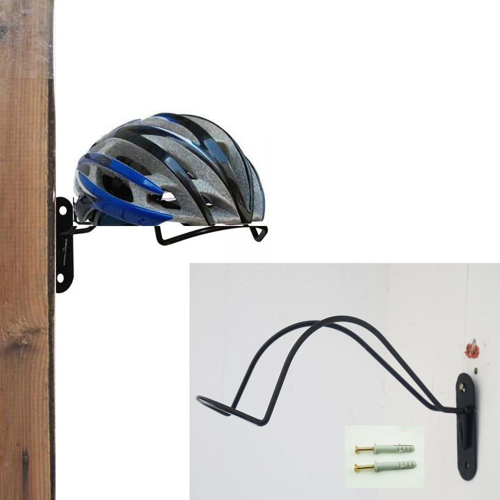 

Bicycle Bike Helmet Display Stand Rack Wall Hanger - Metal